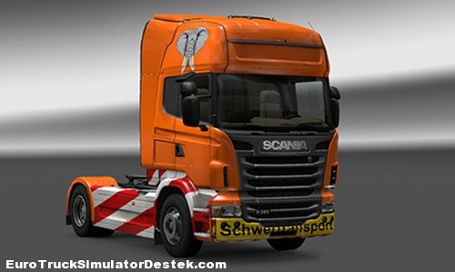 Scania-Schwertransport-Skin