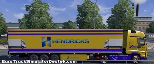 Hendricks trailer + skin for Mercedes MPIV