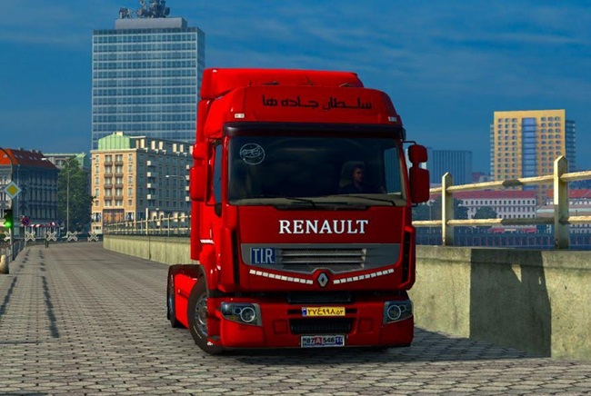 ETS 2 Renault Premium İran Ful Modifiye Kamyon