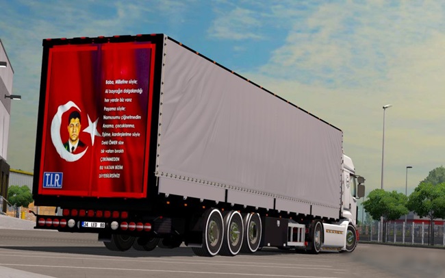 ETS 2 Tanju Akdoğan Renault Premium + Tır Dorse (1.27.x) KamyonYama