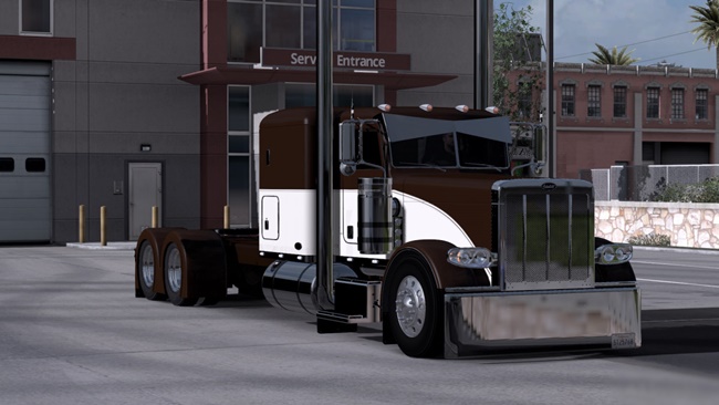 Peterbilt-389-Krem-Kahverengi