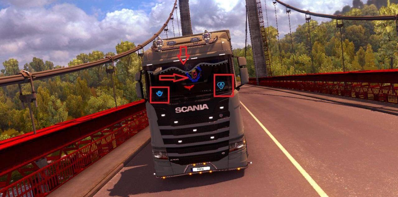 ETS2 Eski Scania’lar için Led Tabela Modu V2 (1.30.x) KamyonYama