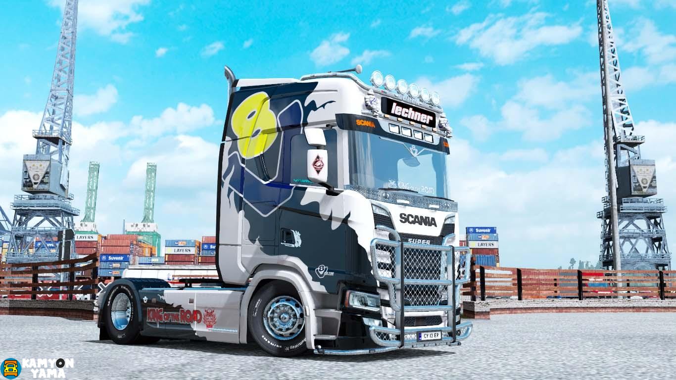 ETS2 Scania S Lechner Yolların Kralı Skin Modu