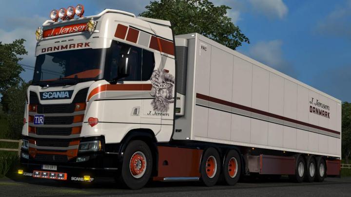 ETS2 Scania S J Jensen Ideas Tasarımlı Ng Skin (1.33.x) KamyonYama