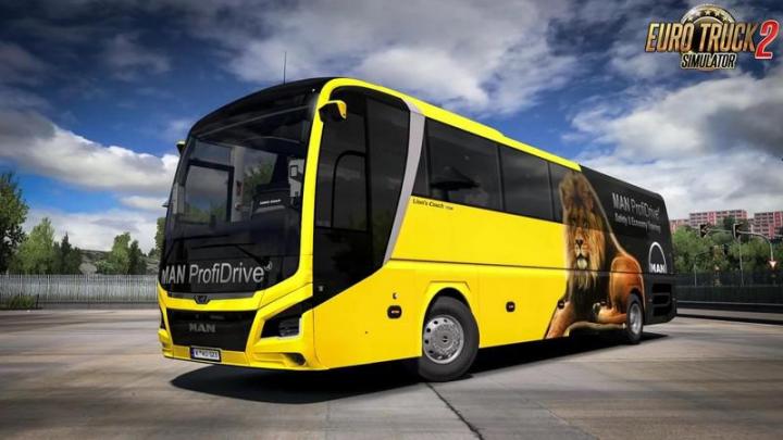 ETS2 Man Lions Coach 2017 Optiview Otobüs Yaması V1.1 (1.39.x