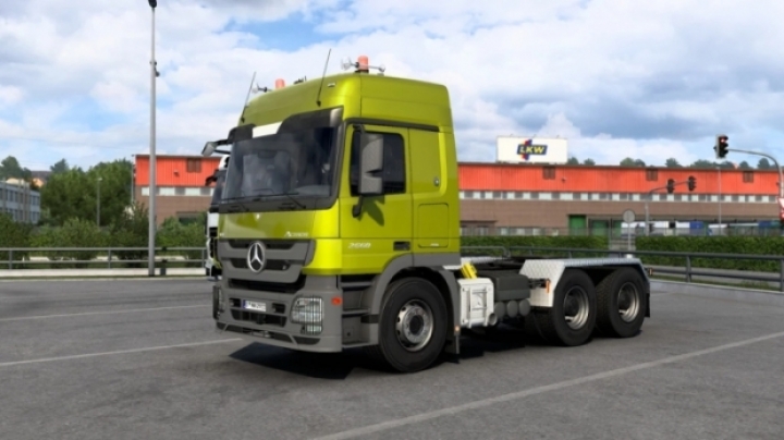 ETS2 MercedesBenz Actros Mp3 V1.2.2 (1.43.x) Kamyon